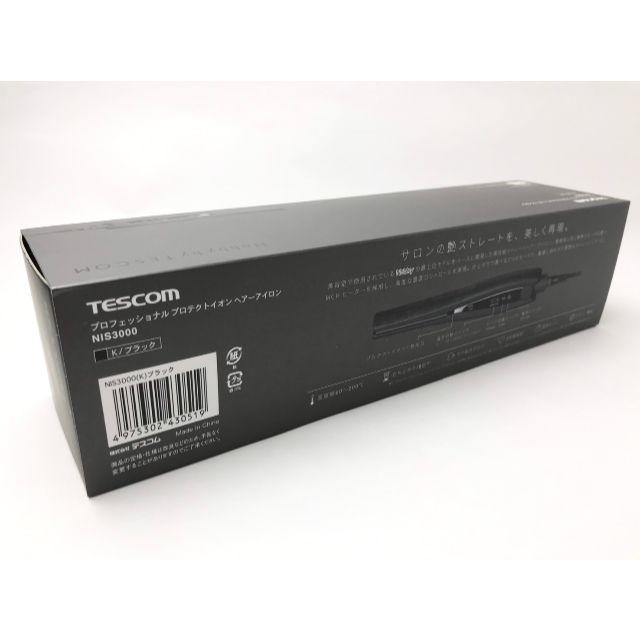 TESCOM(テスコム)のテスコム　ヘアーアイロン　TESCOM NIS3000(K) 　ブラック スマホ/家電/カメラの美容/健康(ヘアアイロン)の商品写真