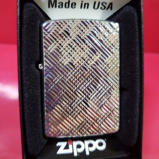 ジッポー(ZIPPO)の新品未使用品❤04I`Zippoアーマー❤両面ヘビーブロックカット❤送料無料(タバコグッズ)