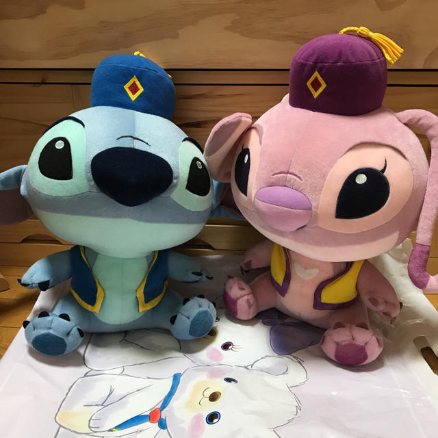 Disney ディズニーシー アブーズバザール スティッチ エンジェル ぬいぐるみ 非売品の通販 By はと S Shop ディズニーならラクマ