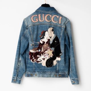 Gucci - GUCCI 春画デニムジャケット 42の通販 by MLS|グッチならラクマ