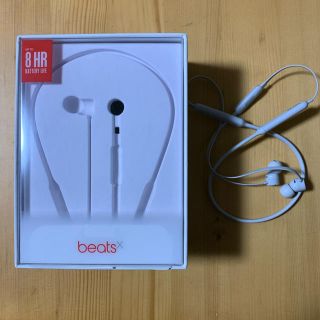 ビーツバイドクタードレ(Beats by Dr Dre)のbeats X  シルバー(ヘッドフォン/イヤフォン)