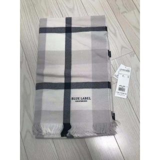 バーバリーブルーレーベル(BURBERRY BLUE LABEL)の新品　ブルー　レーベル　クレストブリッジ　マフラー　(マフラー/ショール)