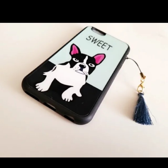 送料無料！iPhoneケース！犬 アニマル プレセント 人気 可愛い スマホ/家電/カメラのスマホアクセサリー(iPhoneケース)の商品写真