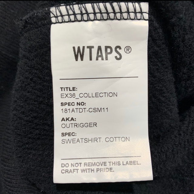 18SS WTAPS OUTRIGGER /SWEATSHIRT.COTTON 3