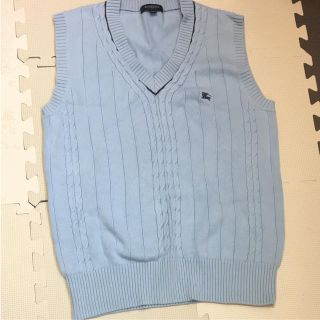 バーバリー(BURBERRY)のバーバリー☆used☆160☆ケーブル編みベスト(ニット)