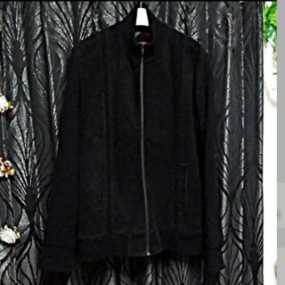 SUPREMEシュプリーム牛本革スエードライニングスタジアムジャケット黒XL新品