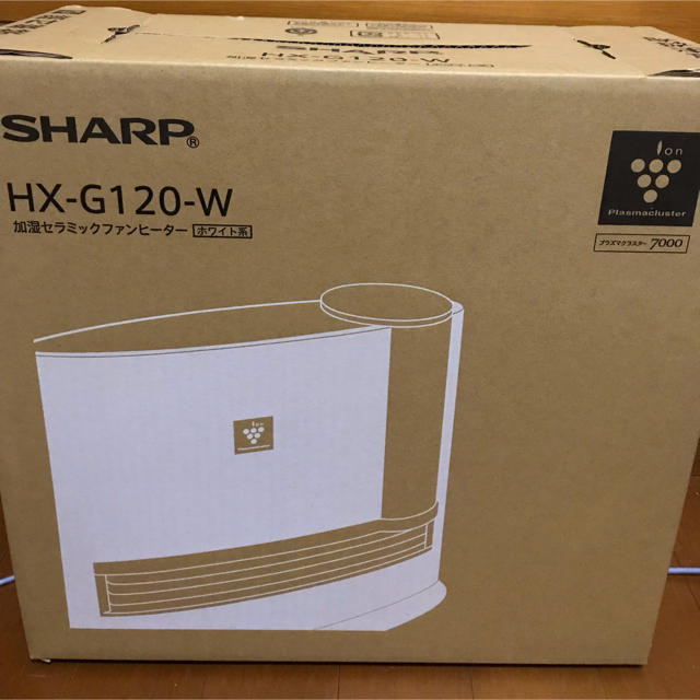 シャープ SHARP セラミック ファンヒーター プラズマクラスター　HX120 スマホ/家電/カメラの冷暖房/空調(ファンヒーター)の商品写真