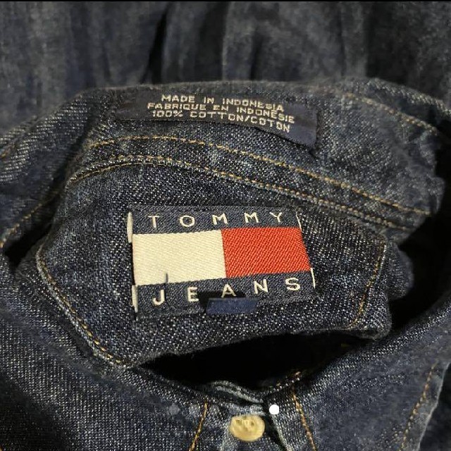 TOMMY HILFIGER(トミーヒルフィガー)の⬛完売致しました⬛TOMMY トミーデニム　チェック柄　デニムシャツ メンズのトップス(シャツ)の商品写真