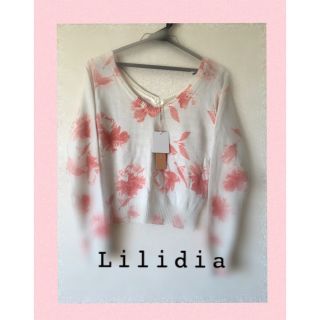 リリディア(Lilidia)のフラワーニットTOP(カットソー(長袖/七分))