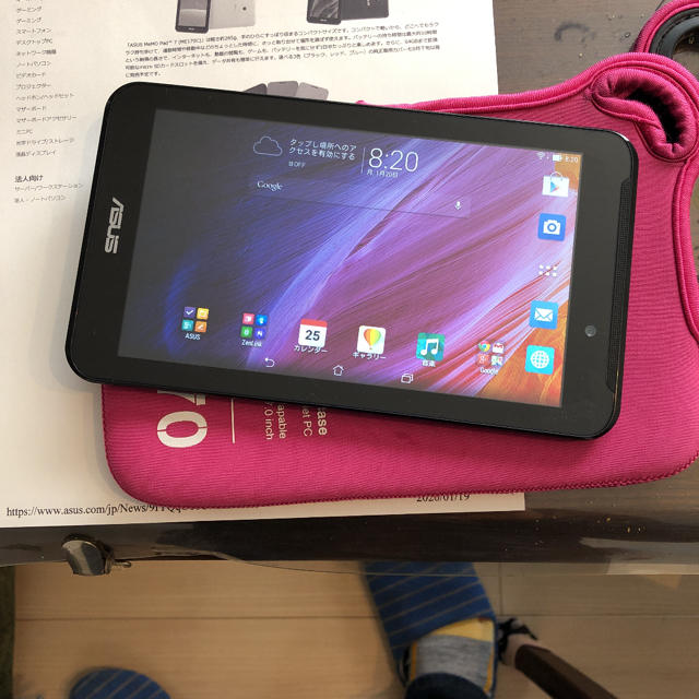 ASUS(エイスース)のasus 7型タブレット『メモパッド7』（me170） スマホ/家電/カメラのPC/タブレット(タブレット)の商品写真