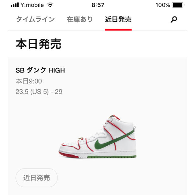 NIKE SB ダンク high 26.5cm