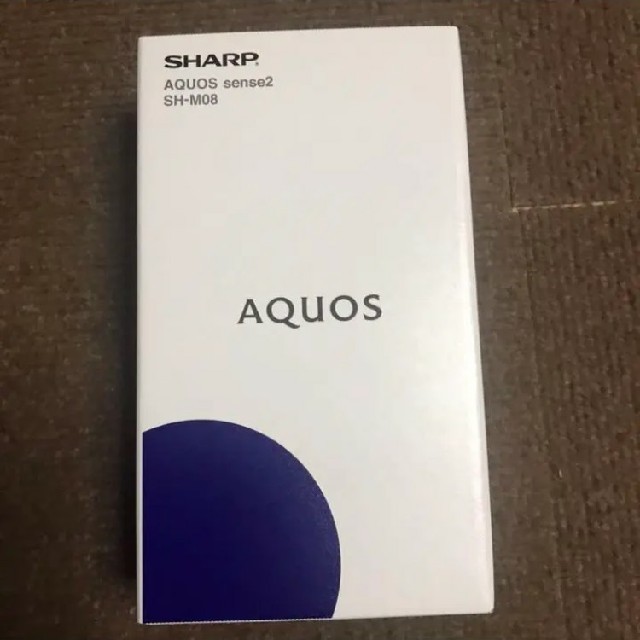 AQUOS(アクオス)のアッシュイエロー AQUOS sense2 SH-M08 SIMフリー スマホ/家電/カメラのスマートフォン/携帯電話(スマートフォン本体)の商品写真