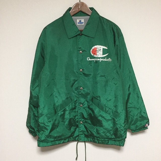 Champion×UNDEFEATED コーチジャケット M グリーン