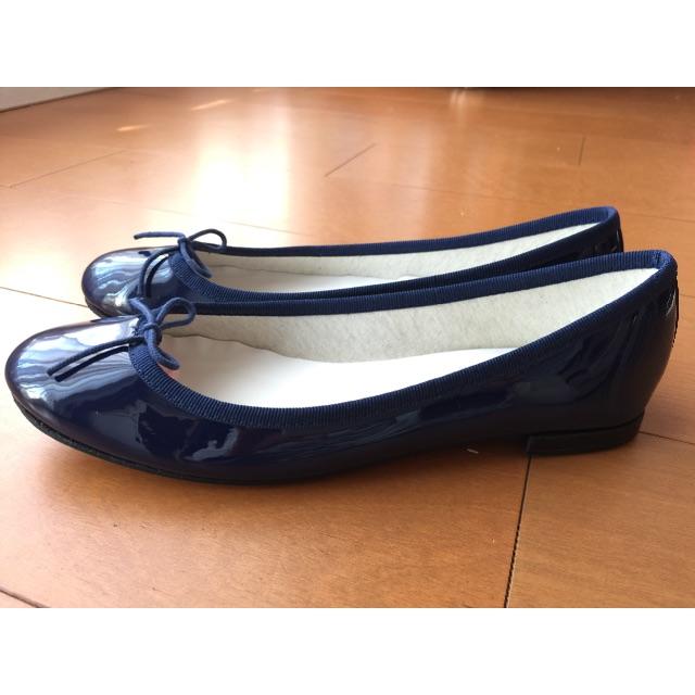 repetto(レペット)の【モネ様専用】repett（レペット）バレエシューズ V086V ネイビー レディースの靴/シューズ(バレエシューズ)の商品写真