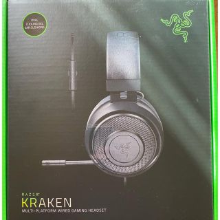 レイザー(LAZER)のRazer Kraken Black ベッドセット 極美品(ヘッドフォン/イヤフォン)