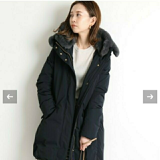 ラウンド WOOLRICH - WOOLRICH/ウールリッチ IENA別注 ダウンコート ラウンド WOOLRICH - WOOLRICH/ウールリッチ IENA別注 ダウンコート