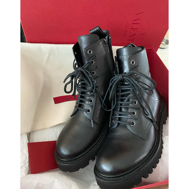 当店一番人気】 - VALENTINO VALENTINO コンバットブーツ 37.5 ブーツ