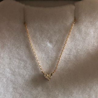 スタージュエリー(STAR JEWELRY)のスタージュエリー ネックレス ミステリアスハート K18YG ダイヤ0.08CT(ネックレス)