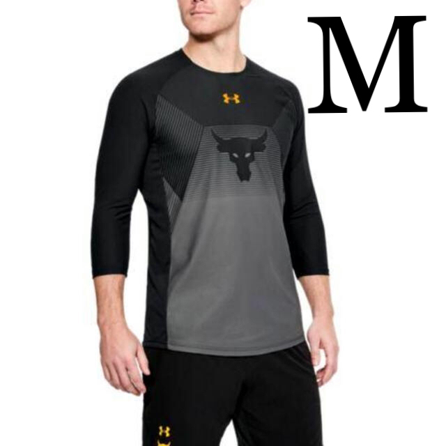 UNDER ARMOUR(アンダーアーマー)のアンダーアーマー プロジェクトロック トレーニングシャツ 七分袖 メンズのトップス(Tシャツ/カットソー(七分/長袖))の商品写真