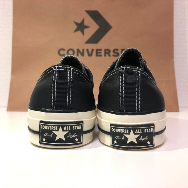 CONVERSE(コンバース)の★レア度高め★ ct70 チャックテイラー ブラックレザー 新品未使用 メンズの靴/シューズ(スニーカー)の商品写真