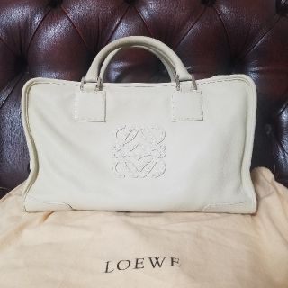 ロエベ(LOEWE)のLOEWE　ロエベ　アマソナ36 オフホワイト　レディース　バッグ(ハンドバッグ)