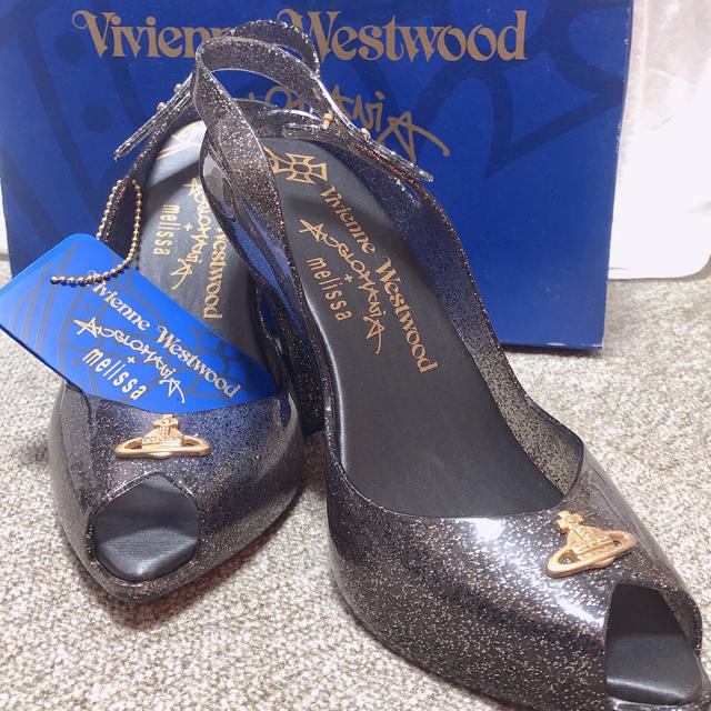 Vivienne Westwood(ヴィヴィアンウエストウッド)のサンダルヴィヴィアン×メリッサ のラバーオープントゥパンプス レディースの靴/シューズ(ハイヒール/パンプス)の商品写真