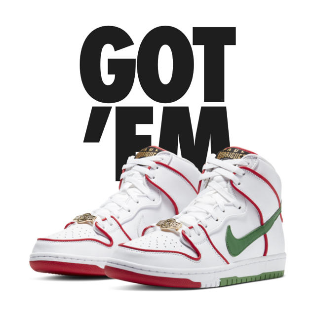 靴/シューズNIKE SB DUNK HIGH PAUL RODRIGUEZ