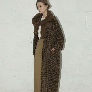 トゥデイフル(TODAYFUL)のTodayful over check coat オーバーチェックコート(チェスターコート)