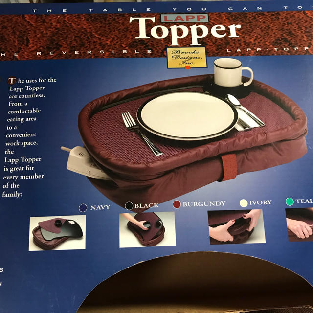 ラップトッパー ラップデスク lapp topper lap desk インテリア/住まい/日用品の机/テーブル(その他)の商品写真