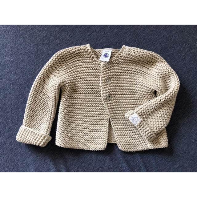 PETIT BATEAU(プチバトー)のプチバトー　カーディガン キッズ/ベビー/マタニティのベビー服(~85cm)(カーディガン/ボレロ)の商品写真