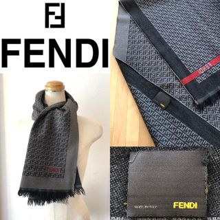 フェンディ(FENDI)の穴有り美品☆早い者勝ち☆フェンディ 総柄 マフラー(マフラー/ショール)