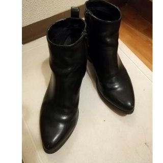 ジャスグリッティー(JUSGLITTY)のジャスグリッティ　ショートブーツ　黒　L(ブーツ)