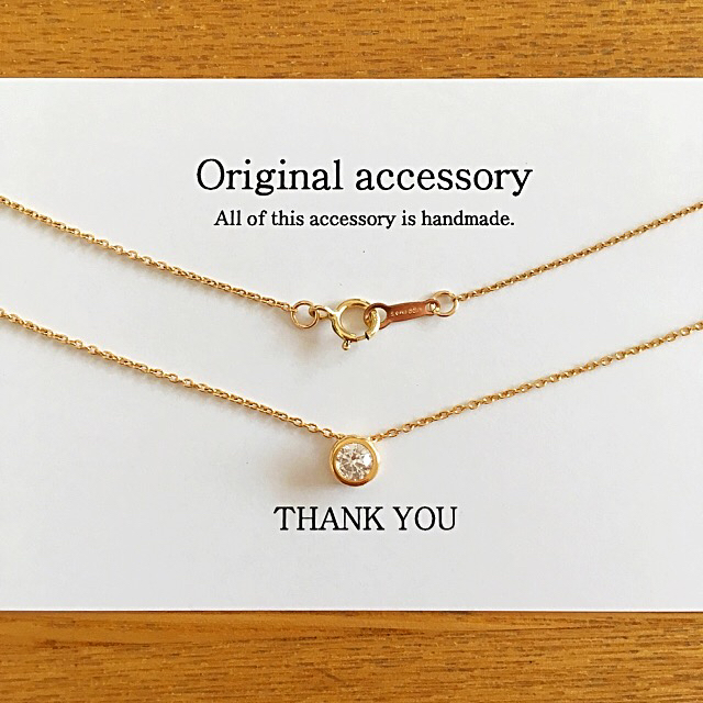 UNITED ARROWS(ユナイテッドアローズ)の【ひな様専用ページ】14kgf パイプ&ジルコニアネックレス レディースのアクセサリー(ネックレス)の商品写真