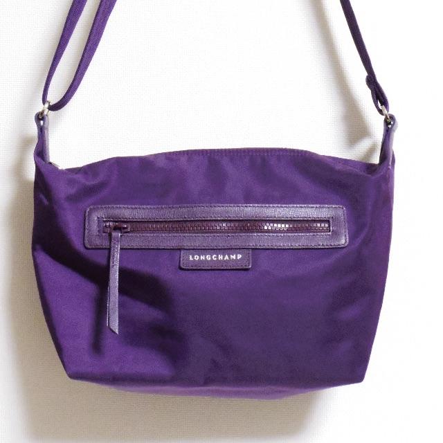 LONGCHAMP - ★LONGCHAMP ロンシャン★軽量 ナイロン ショルダーバッグ パープル