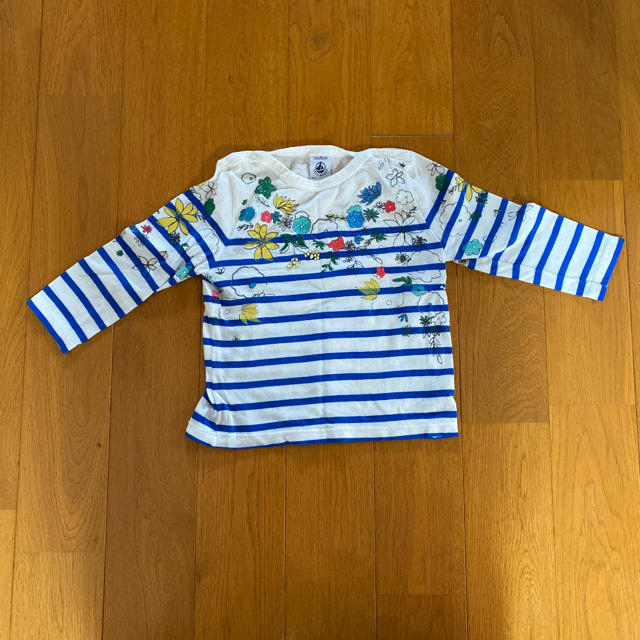 PETIT BATEAU(プチバトー)のプチバトー　マリニエールボーダー　24m86 キッズ/ベビー/マタニティのベビー服(~85cm)(シャツ/カットソー)の商品写真