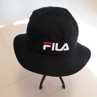 フィラ(FILA)のFILA 　綿　ハット　黒(ハット)