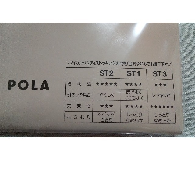 POLA(ポーラ)のばうさいど様専用 新品 POLA  ストッキング シナモンS～M フリルトップス レディースのレッグウェア(タイツ/ストッキング)の商品写真