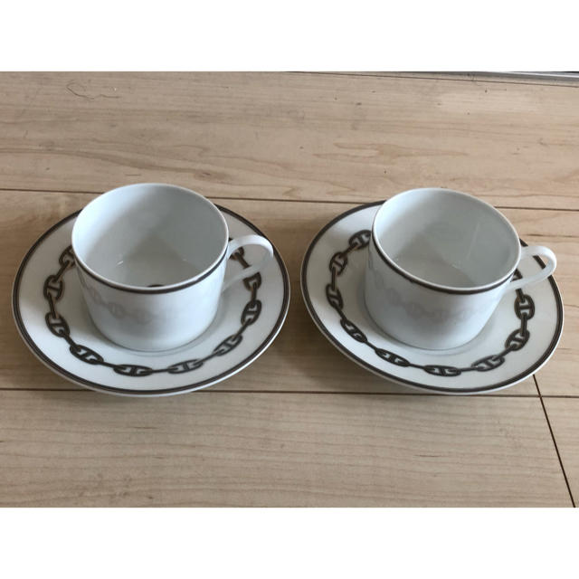 エルメス カップ&ソーサー 2客セット エルメス カップ&ソーサー 2客セット