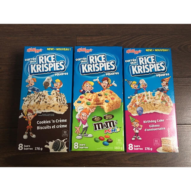 RICE KRISPIES 3種類 セット 食品/飲料/酒の食品(菓子/デザート)の商品写真