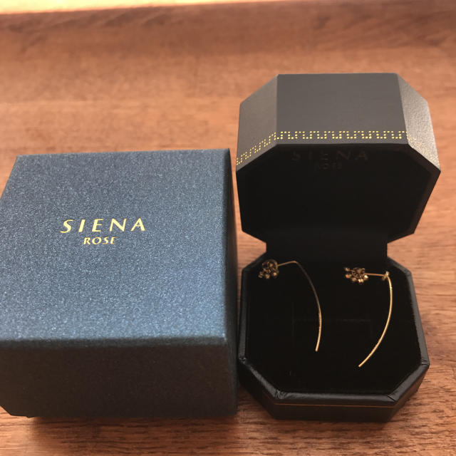 agete(アガット)のSIENA ROSE  10K・YG ピアス レディースのアクセサリー(ピアス)の商品写真