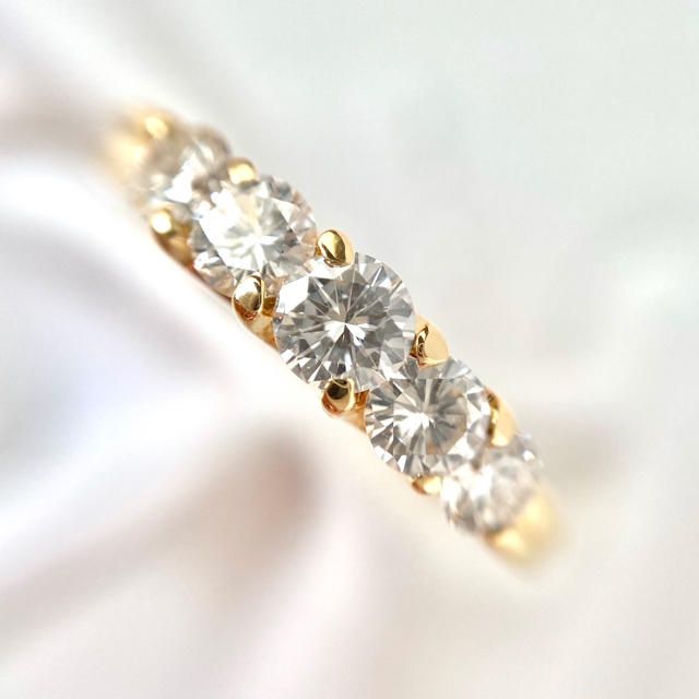 まみい様専用　k18  モニッケンダム　ダイヤモンド　リング　指輪　14号 レディースのアクセサリー(リング(指輪))の商品写真