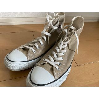 コンバース(CONVERSE)のコンバース ハイカット ベージュ 27.5(スニーカー)