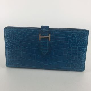 エルメス(Hermes)の確実正規品HERMESベアン　クロコ(財布)