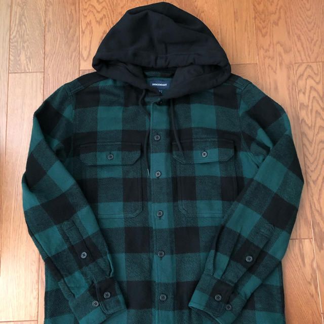 DESCENDANT SPICOLI HOODED LS SHIRTトップス