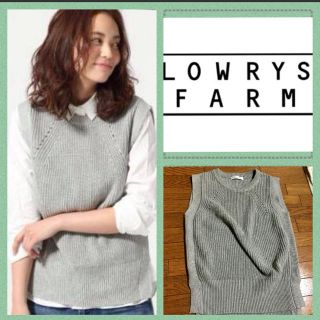 ローリーズファーム(LOWRYS FARM)のニットベスト(ベスト/ジレ)