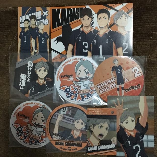 ハイキュー 菅原 コースター カード しおり