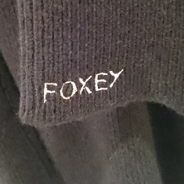 FOXEY(フォクシー)のフォクシー カシミヤ ニットパーカー 42 レディースのトップス(パーカー)の商品写真