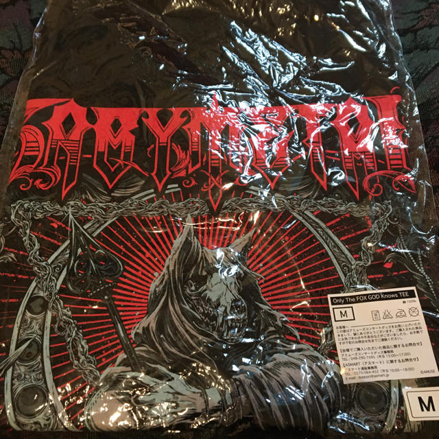 BABYMETAL Tシャツ only the fox god knows (Ｍ