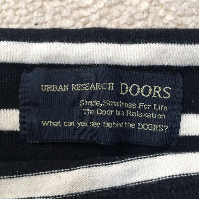 URBAN RESEARCH(アーバンリサーチ)のURBAN  RESEARCH  DOORS美品⭐️ボーダーカットソー レディースのトップス(カットソー(長袖/七分))の商品写真