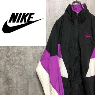 ナイキ(NIKE)の【たろう様専用☆】ナイキ☆銀タグ刺繍ロゴ入りマルチナイロンジャケット 90s(ナイロンジャケット)